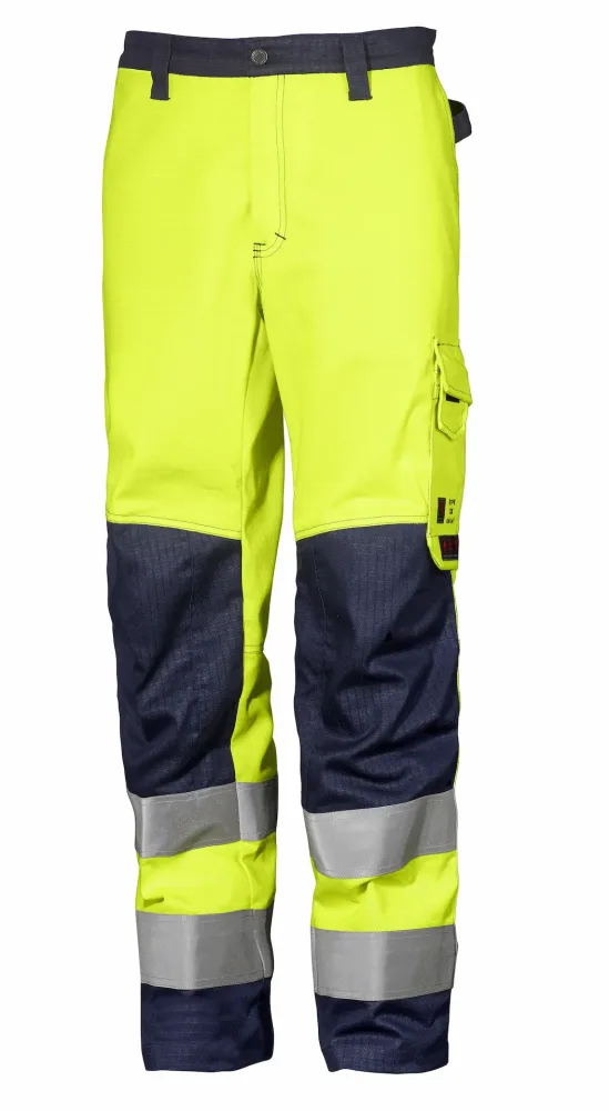 FR/HIVIS BYXA KLASS 2 CO/P/AS GUL